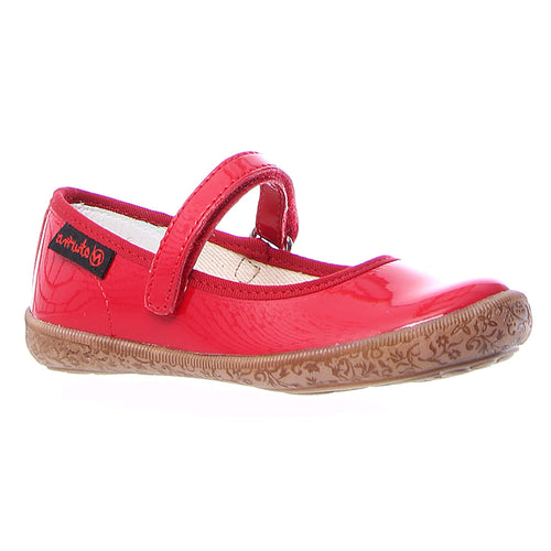 Red With Brown Sole Naturino Girl's Pavia Patent Mary Jane Sizes 25 to 29