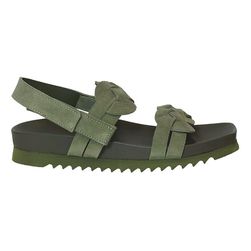 Green Homers Women's 20907 Suede Slingback Strappy Casual Sandal
