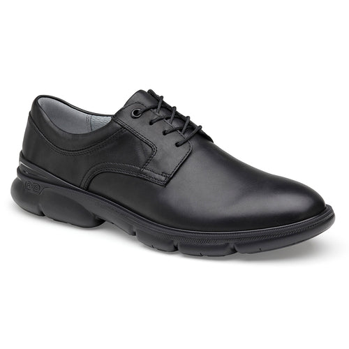 Black Johnston And Murphy Men's XC4 Tanner Plain Toe Waterproof Leather Casual Oxford