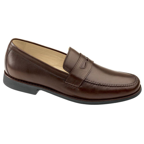 Mahogany Brown Johnston And Murphy Men's Ainsworth Leather Dress Casual Penny Loafer