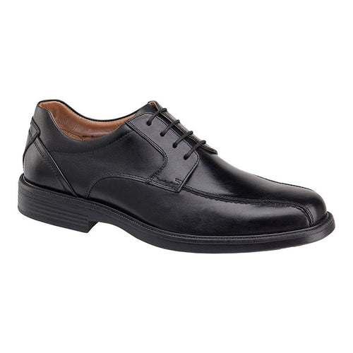 Black Johnston and Murphy Men's Stanton Run Off Waterproof Leather Dress Casual Oxford