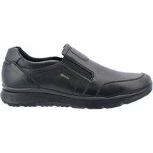Load image into Gallery viewer, Black Ara Men&#39;s Barry GoreTex Waterproof Leather Casual Slip On Side View
