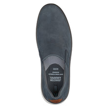 Load image into Gallery viewer, Blue With White Sole Johnston And Murphy Men&#39;s XC4 Foust Lace To Toe Waterproof Nubuck Casual Slip On Sneaker Top View
