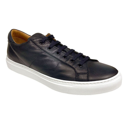 Navy With White Sole To Boot New York Men's Colton Leather Casual Sneaker