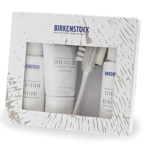 Birkenstock Deluxe Shoe Care Kit  Cleaner Refresher Cork Sealer Water Stain Repellent Suede Nubuck Brush