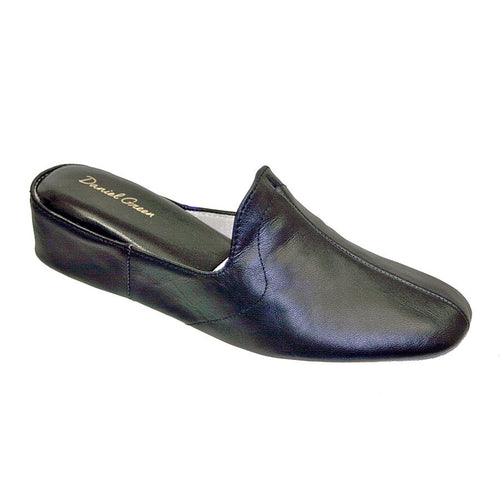 Black Daniel Green Women's Glamour II Leather Closed Toe Slipper