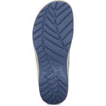 Load image into Gallery viewer, Blue Dansko Women&#39;s Kane Perforated Man Made Material Clog Sole View
