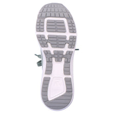 Load image into Gallery viewer, Mint Green With White Sole Rieker Women&#39;s 42109 Knit Athletic Sneaker Sole View
