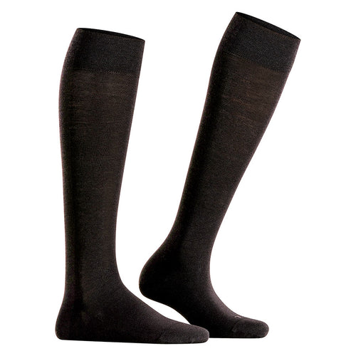Black Falke Women's Sensitive Berlin 47476 Calf Length Wool Blend Socks