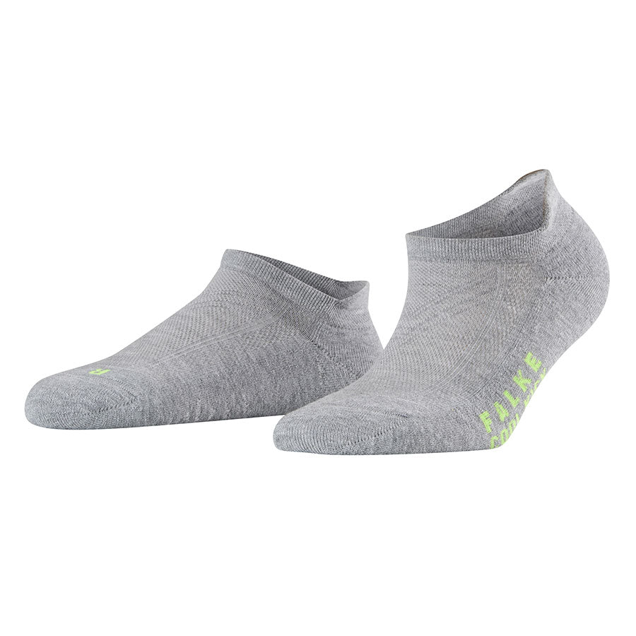 Light Grey Falke Women's Cool Kick Sneaker Below Ankle Sports Polyester Socks