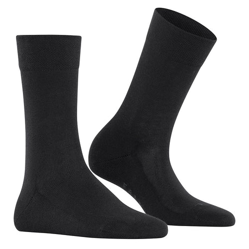 Black Falke Women's Sensitive London Sock Calf Length Cotton