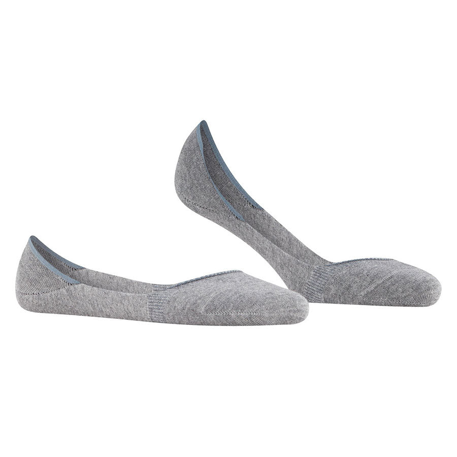 Light Grey Falke Women's Step Invisible Cotton Socks