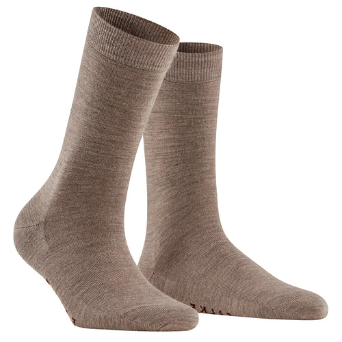 Brown Falke Women's Softmerino Calf Length Socks