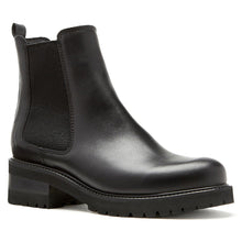 Load image into Gallery viewer, Black La Canadienne Women&#39;s Conner Waterproof Leather And Stretch Chelsea Boot Profile View
