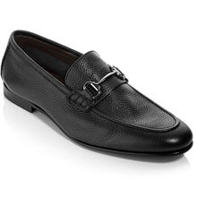 Load image into Gallery viewer, Black To Boot New York Men&#39;s Primo Leather Casual Loafer Moccasin Profile View
