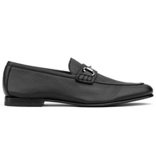 Load image into Gallery viewer, Black To Boot New York Men&#39;s Primo Leather Casual Loafer Moccasin Side View
