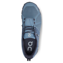 Load image into Gallery viewer, Metal Navy Blue On Men&#39;s Cloud 5 Waterproof Fabric Athletic Sneaker Top View
