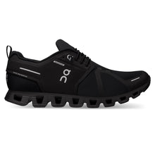 Load image into Gallery viewer, Black ON Men&#39;s Cloud 5 Waterproof Fabric Sneaker Side View
