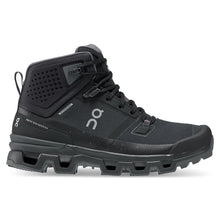 Load image into Gallery viewer, Black ON Women&#39;s Cloudrock 2 Waterproof Synthetic Hiking Boot Side View
