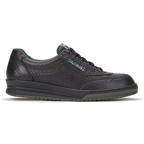 Black Mephisto Men's Match Leather Casual Shoe