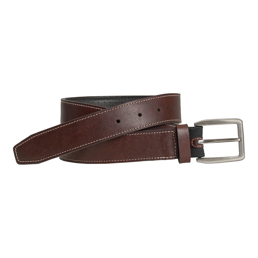 Mahogany Brown Johnston And Murphy Men's XC 4 Sport Casual Leather Belt