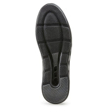 Load image into Gallery viewer, Black Johnston And Murphy Women&#39;s Active Slip On Knit With Elastic Band Athletic Sneaker Sole View
