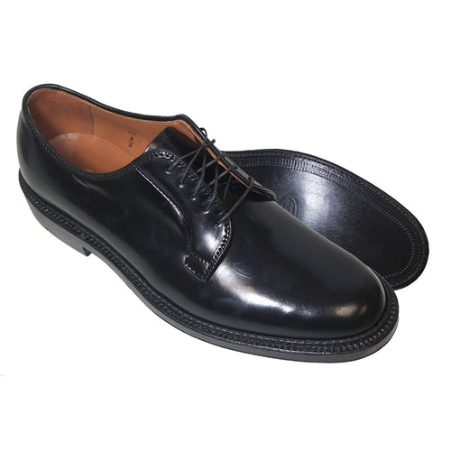 Black Alden Men's 9901 Plain Toe Dress Leather Oxford
