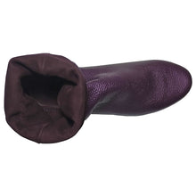 Load image into Gallery viewer, Purple With Black Sole Arche Women&#39;s Archette Leather Low Bootie Top View
