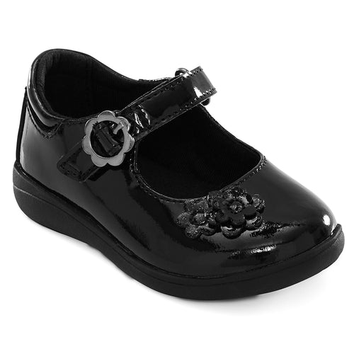 Black Stride Rite Infant's SR Holly Patent Mary Jane Sizes 6 to 10 Medium And Wide Width