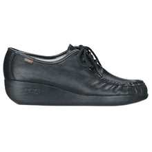 Load image into Gallery viewer, Black SAS Women&#39;s Bounce Leather Casual Wedge Oxford Side View

