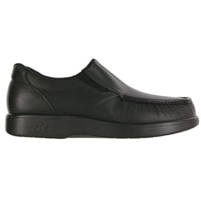 Load image into Gallery viewer, Black SAS Men&#39;s Side Gore Leather Casual Loafer Side View
