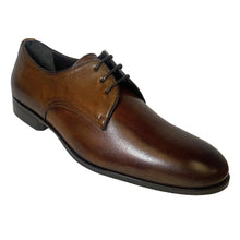 Load image into Gallery viewer, Tan With Black Sole GBrown Men&#39;s Conway Plain Toe Dress Casual Leather Oxford Profile View
