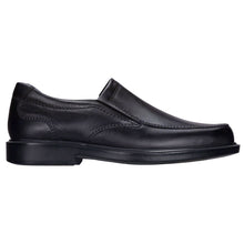 Load image into Gallery viewer, Black SAS Men&#39;s Diplomat Leather Dress Casual Loafer Side View
