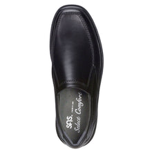 Load image into Gallery viewer, Black SAS Men&#39;s Diplomat Leather Dress Casual Loafer Top View
