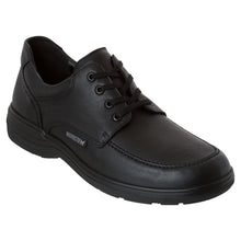 Load image into Gallery viewer, Black Mephisto Men&#39;s Douk Leather Casual Oxford Profile View
