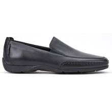 Load image into Gallery viewer, Black Mephisto Men&#39;s Edelf Leather Slip On Loafer Side View
