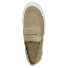 Load image into Gallery viewer, Dune Dark Beige With White Sole Vionic Women&#39;s Ghita Suede Casual Slip On Top View
