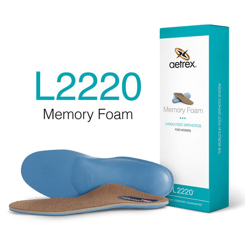 Aetrex Women's Lynco L2220 Posted Memory Foam Orthotics