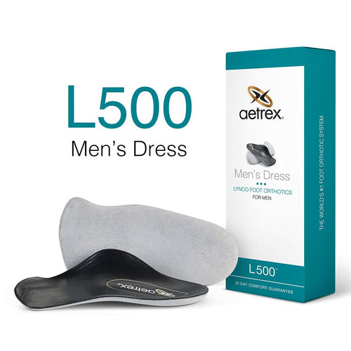 Aetrex Men's Lynco L500 Dress Foot Orthotics