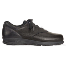 Load image into Gallery viewer, Black SAS Women&#39;s Liberty Water Resistant Leather Walking Oxford Side View

