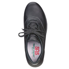 Load image into Gallery viewer, Black SAS Women&#39;s Liberty Water Resistant Leather Walking Oxford Top View
