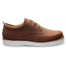 Load image into Gallery viewer, Tan With White Sole Samuel Hubbard Men&#39;s Free Nubuck Casual Oxford Side View
