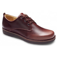 Load image into Gallery viewer, Cordovan Brown Samuel Hubbard Men&#39;s Free Leather Casual Oxford Profile View
