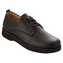 Load image into Gallery viewer, Black Samuel Hubbard Men&#39;s Free Leather Casual Oxford Profile View
