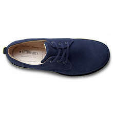 Load image into Gallery viewer, Navy With White Sole Samuel Hubbard Men&#39;s Free Nubuck Casual Oxford Top View
