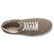 Load image into Gallery viewer, Taupe Brown With White Sole And Laces Samuel Hubbard Men&#39;s Fast Nubuck Casual Cap Toe Sneaker Top View
