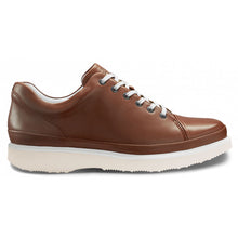 Load image into Gallery viewer, Tan With Beige Sole Samuel Hubbard Men&#39;s Fast Leather Casual Cap Toe Sneaker Side View
