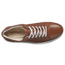 Load image into Gallery viewer, Tan With Beige Sole Samuel Hubbard Men&#39;s Fast Leather Casual Cap Toe Sneaker Top View
