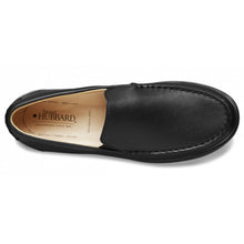 Load image into Gallery viewer, Black Samuel Hubbard Men&#39;s Blue Skies Leather Casual Slip On Top View
