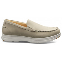 Load image into Gallery viewer, Beige With White Sole Samuel Hubbard Men&#39;s Blue Skies Nubuck Casual Slip On Side View
